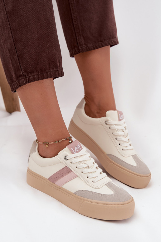 Scarpe modello sneakers Femminile LEE AILANI INOMEN LOIN 50253004.02A Zgaszona Biel Scarpe modello sneakers Femminile LEE AILANI INOMEN LOIN 50253004.02A Zgaszona Biel