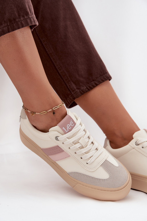 Scarpe modello sneakers Femminile LEE AILANI INOMEN LOIN 50253004.02A Zgaszona Biel Scarpe modello sneakers Femminile LEE AILANI INOMEN LOIN 50253004.02A Zgaszona Biel