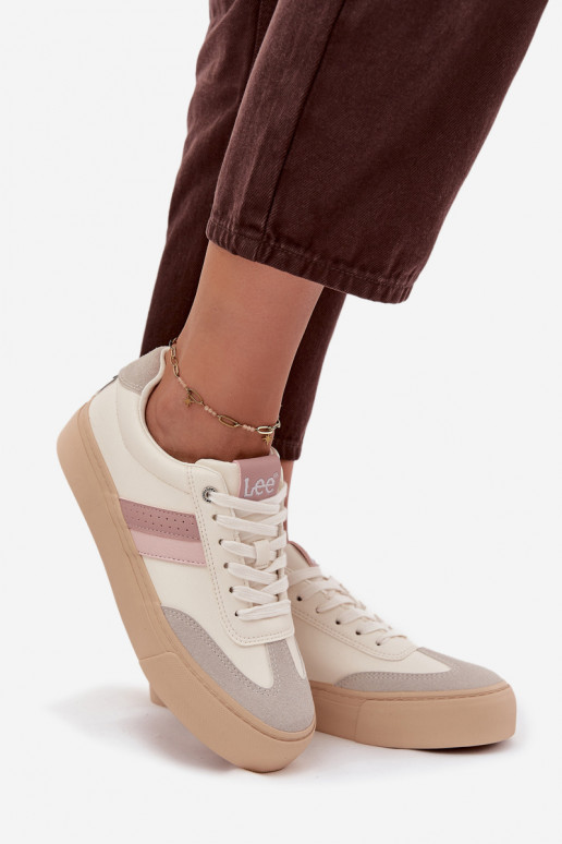 Scarpe modello sneakers Femminile LEE AILANI INOMEN LOIN 50253004.02A Zgaszona Biel Scarpe modello sneakers Femminile LEE AILANI INOMEN LOIN 50253004.02A Zgaszona Biel