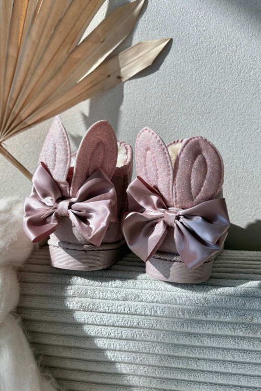 Infantile riscaldamento Stivali da neve con nastri colore rosa Meriva Infantile riscaldamento Stivali da neve con nastri colore rosa Meriva