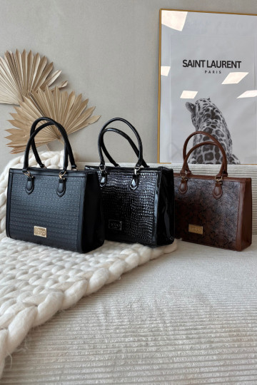 PalmareTłoczonym Un esempio NOBO BAG6150-020 nero 2