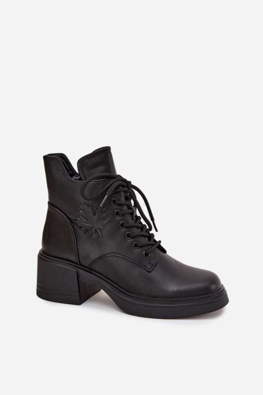 Stivali da donna in pelle naturale Klocke riscaldamento Vinceza 39950 colore nero