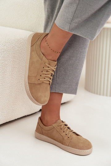 scarpe casual Typu BarefootAbilitatoturalnego dalla pelle scamosciatau Zazoo 314 beige