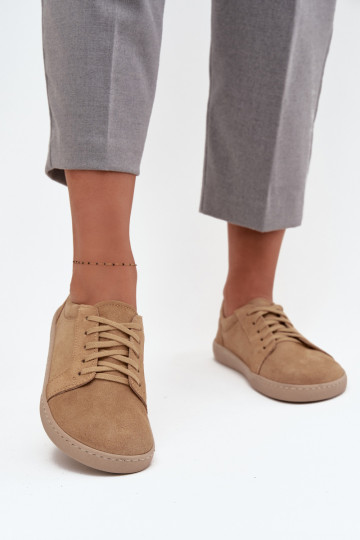 scarpe casual Typu BarefootAbilitatoturalnego dalla pelle scamosciatau Zazoo 314 beige 2