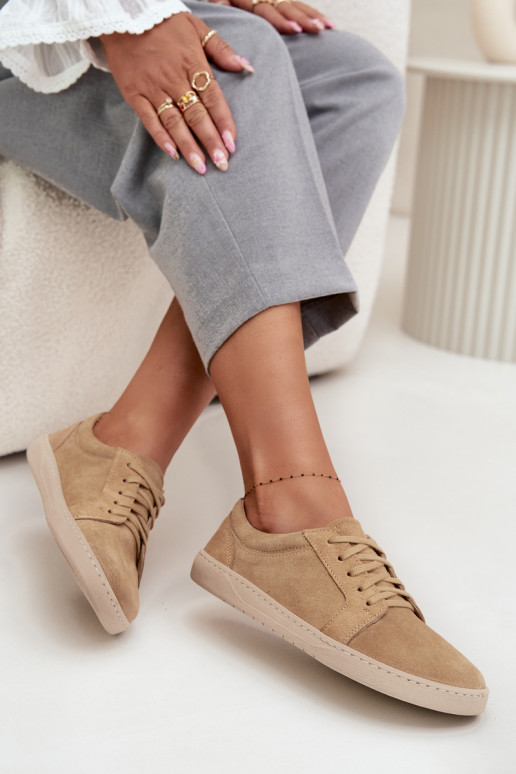 scarpe casual Typu BarefootAbilitatoturalnego dalla pelle scamosciatau Zazoo 314 beige