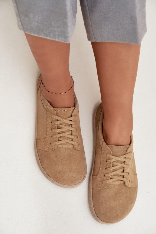 scarpe casual Typu BarefootAbilitatoturalnego dalla pelle scamosciatau Zazoo 314 beige