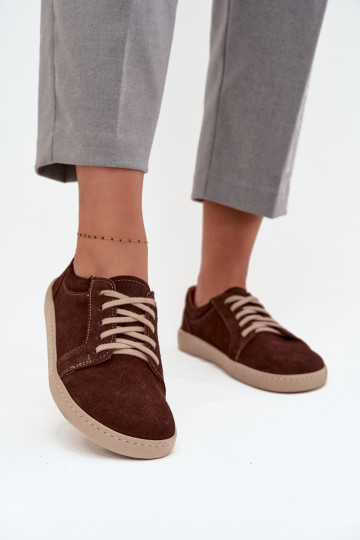 scarpe casual Typu BarefootAbilitatoturalnego dalla pelle scamosciatau Zazoo 314 CzekoladoAe 2