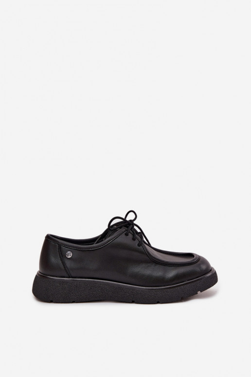 Pelle scarpe Femminile Deveciejka K7189-01 colore nero Pelle scarpe Femminile Deveciejka K7189-01 colore nero