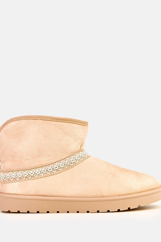 Stivali da neve bassi sabbia in suede... Stivali da neve bassi sabbia in suede...