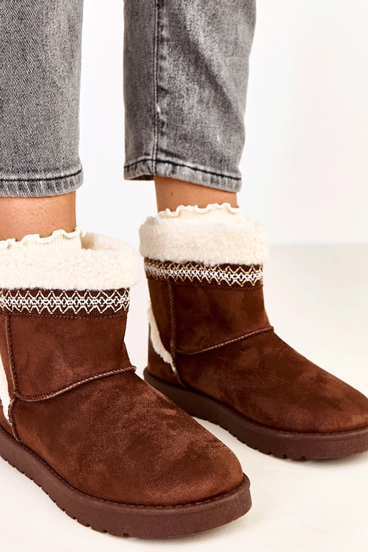 Stivali da neve bassi marroni... Stivali da neve bassi marroni...