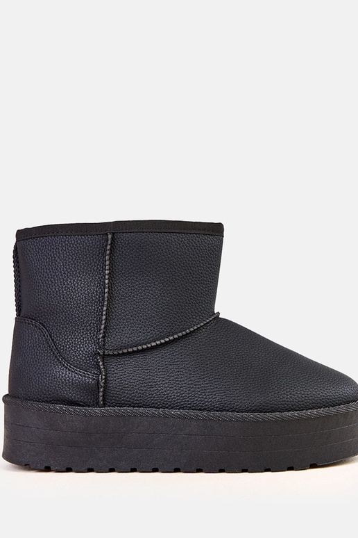 Stivali da neve bassi neri con... Stivali da neve bassi neri con...