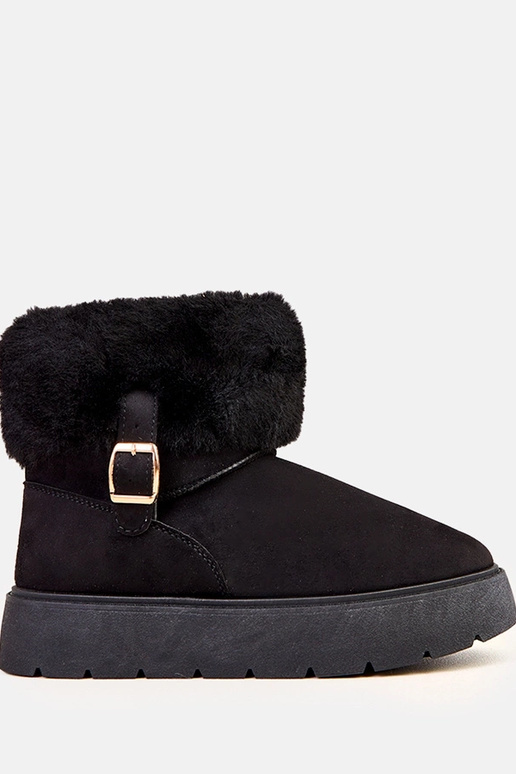 Stivali da neve neri con piattaforma... Stivali da neve neri con piattaforma...