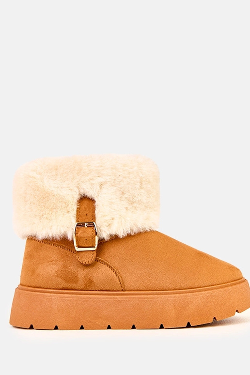 Stivali da neve marroni con... Stivali da neve marroni con...