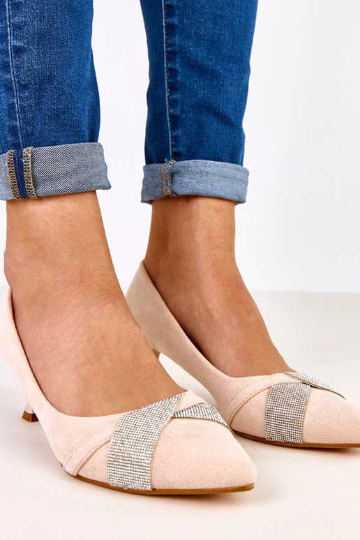 Scarpe eleganti sabbia con tacco... Scarpe eleganti sabbia con tacco...