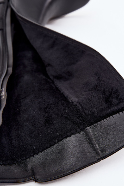 riscaldamento stivali da donna Klocke con cinghie Sergio Leone KZ25826 colore nero riscaldamento stivali da donna Klocke con cinghie Sergio Leone KZ25826 colore nero