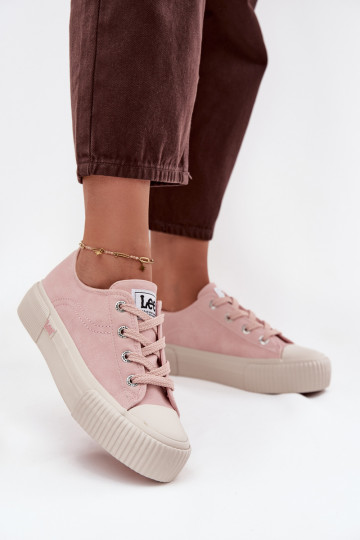 Scarpe da ginnastica con piattaforma LEE ISLA C INOMEN LOIN 50253001.78E color rosa 2