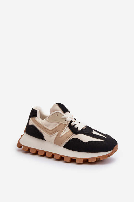 Scarpe modello sneakers scarpe da ginnastica Femminile colore nero Kalelia