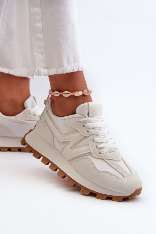 Scarpe modello sneakers scarpe da ginnastica Femminile Colore bianco Kalelia