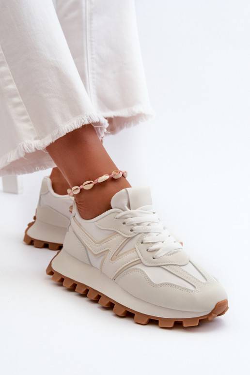 Scarpe modello sneakers scarpe da ginnastica Femminile Colore bianco Kalelia