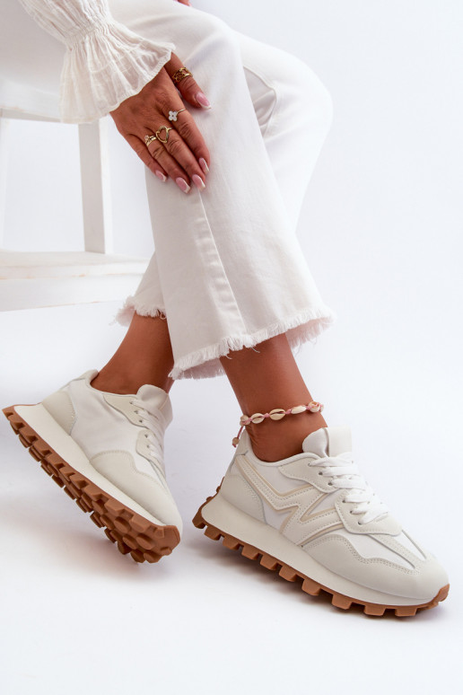 Scarpe modello sneakers scarpe da ginnastica Femminile Colore bianco Kalelia