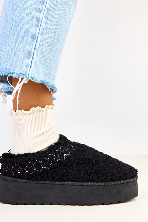 Stivali da neve neri bassi con... Stivali da neve neri bassi con...