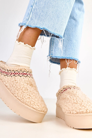 Stivali da neve beige bassi... 2