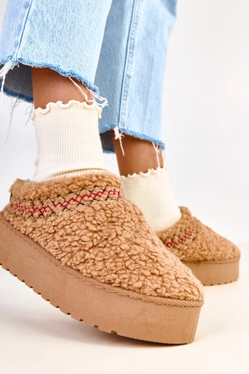 Stivali da neve beige scuro...