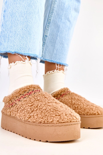 Stivali da neve beige scuro... 2