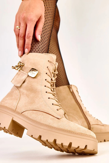 Stivali alti color sabbia... 2
