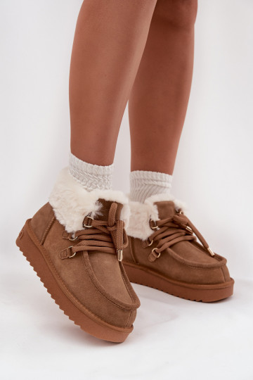 Stivali da neve FemminileAbilitatoturalnego dalla pelle scamosciatau D.Franklin DFSH375006 colore marrone 2