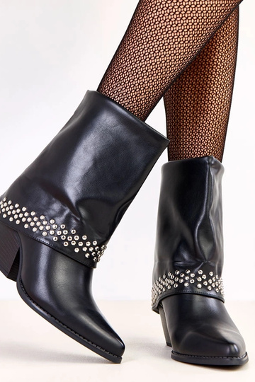 Stivali cowboy neri con... 2