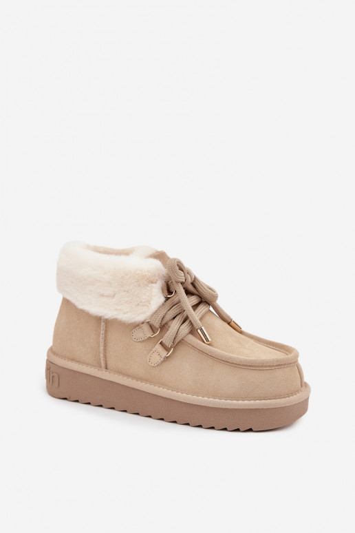 Stivali da neve FemminileAbilitatoturalnego dalla pelle scamosciatau D.Franklin DFSH375006 colore avorio Stivali da neve FemminileAbilitatoturalnego dalla pelle scamosciatau D.Franklin DFSH375006 colore avorio