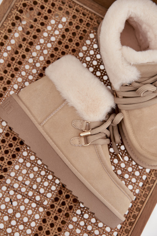 Stivali da neve FemminileAbilitatoturalnego dalla pelle scamosciatau D.Franklin DFSH375006 colore avorio Stivali da neve FemminileAbilitatoturalnego dalla pelle scamosciatau D.Franklin DFSH375006 colore avorio