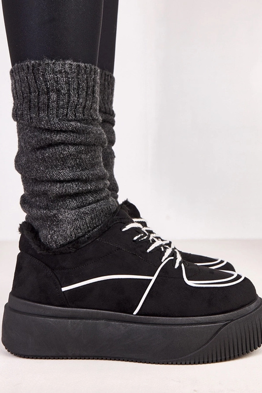 Scarpe sportive nere calde con...