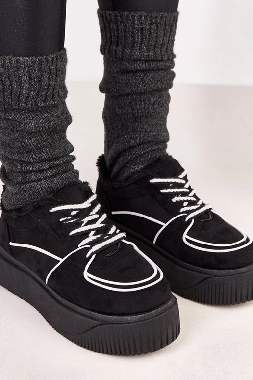 Scarpe sportive nere calde con...