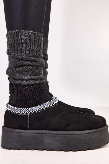 Stivali da neve neri bassi...