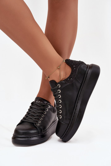 Scarpe modello sneakers FemminileAbilitatoturalnej Skóry GOE OO2N4004 colore nero