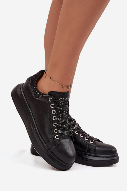 Scarpe modello sneakers FemminileAbilitatoturalnej Skóry GOE OO2N4004 colore nero