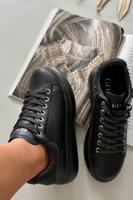 Scarpe modello sneakers FemminileAbilitatoturalnej Skóry GOE OO2N4004 colore nero