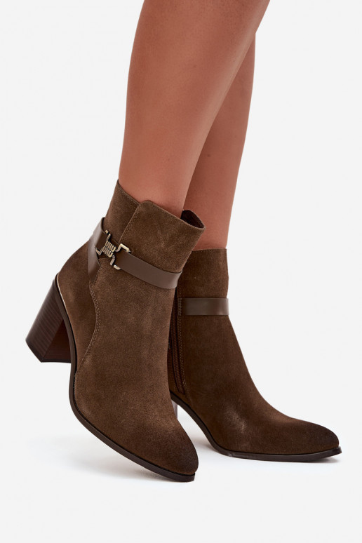 Stivali da donnaAbilitatoturalnego dalla pelle scamosciatau con i tacchi riscaldamento Sergio Leone BT25384-S colore kaki Stivali da donnaAbilitatoturalnego dalla pelle scamosciatau con i tacchi riscaldamento Sergio Leone BT25384-S colore kaki