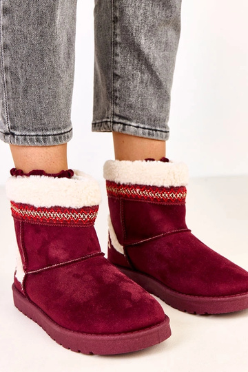 Stivali da neve bordeaux...