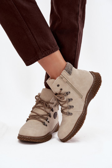 riscaldamento Stivali scarpe Femminile colore avorio Zenaya 2
