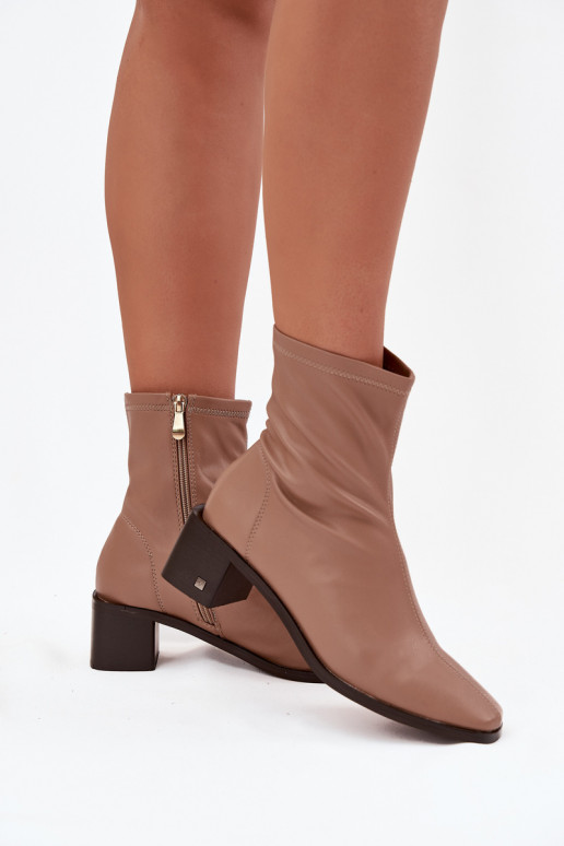 Femminile Stivali con i tacchi Vinceza 23-10791 beige Femminile Stivali con i tacchi Vinceza 23-10791 beige