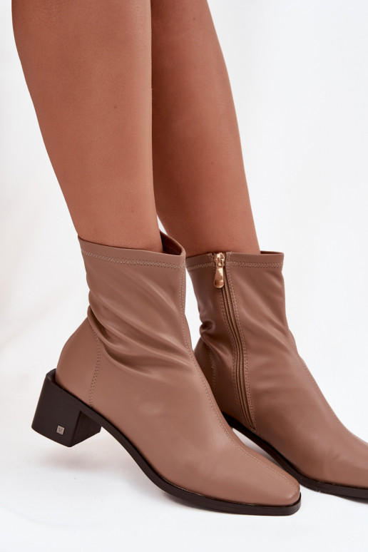 Femminile Stivali con i tacchi Vinceza 23-10791 beige Femminile Stivali con i tacchi Vinceza 23-10791 beige