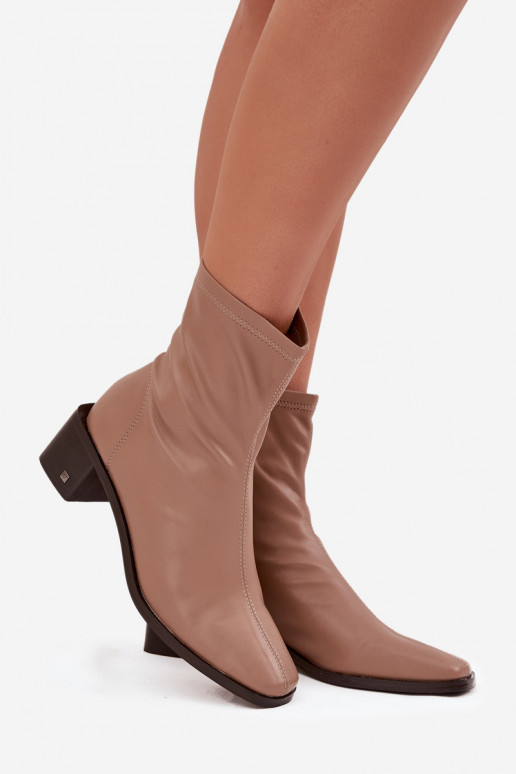 Femminile Stivali con i tacchi Vinceza 23-10791 beige Femminile Stivali con i tacchi Vinceza 23-10791 beige