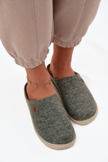Pantofole da casa da donna Inblu CS000047 verdi