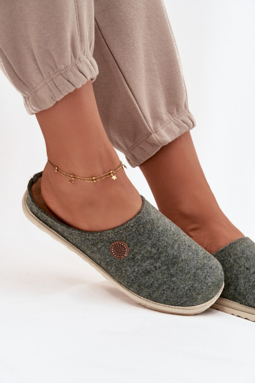 scarpe fatti in casa Pantofole Femminile Inblu CS000047 colore verde scarpe fatti in casa Pantofole Femminile Inblu CS000047 colore verde