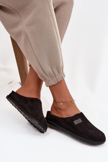 Pantofole Femminile scarpe fatti in casa Inblu CS000045 colore nero