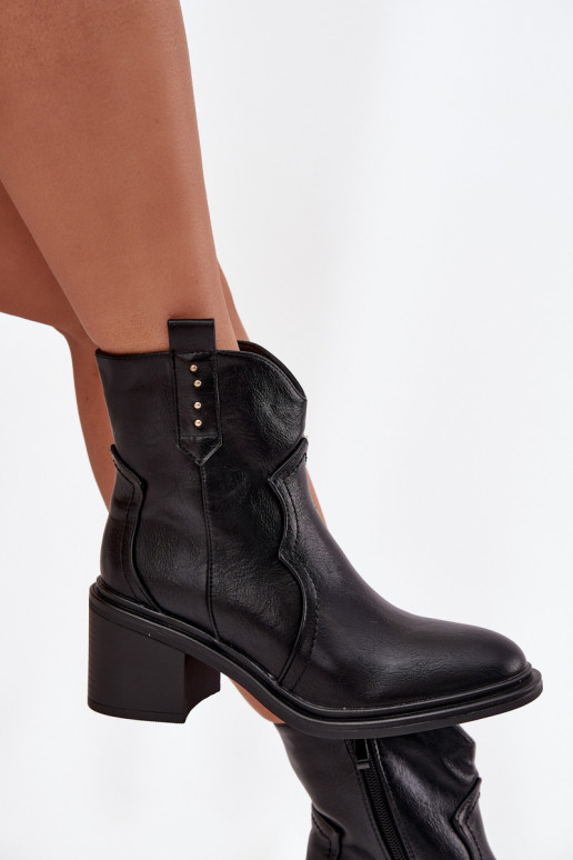riscaldamento Stivali da donna con i tacchi colore nero Brilynn riscaldamento Stivali da donna con i tacchi colore nero Brilynn