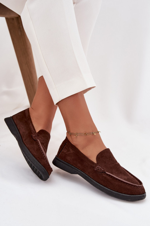 mocassini da donnain ecopelle scamosciatau CzekoladoAe Tynara mocassini da donnain ecopelle scamosciatau CzekoladoAe Tynara